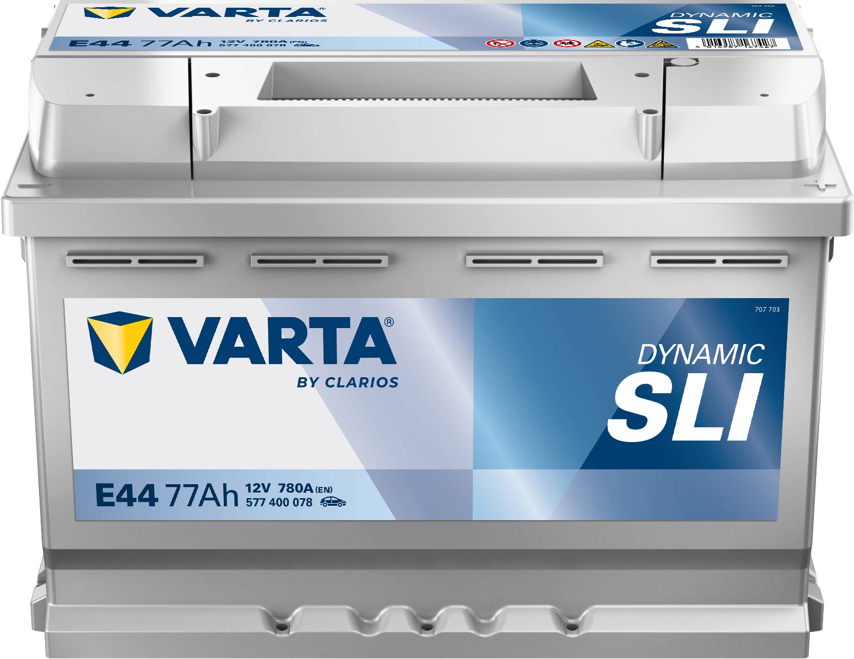 VARTA E44 Silver Dynamic 12V 77Ah 780A Autobatterie 577 400 078