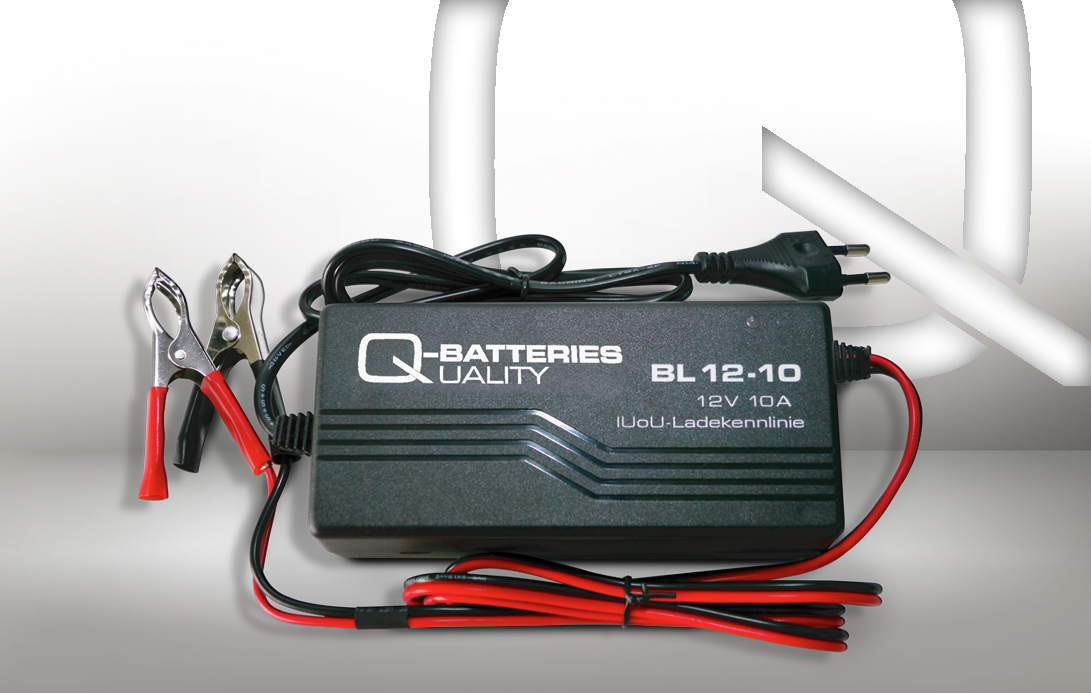 Quality Batteries Q-Batteries Bl 12-10 Ladegerät Für Bleiakkus 12V - 10A Ladestrom IU0U Ladekennlinie