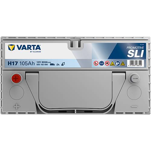 VARTA H17 ProMotive Heavy Duty 12V 105Ah 800A LKW-Batterie 605 102 080