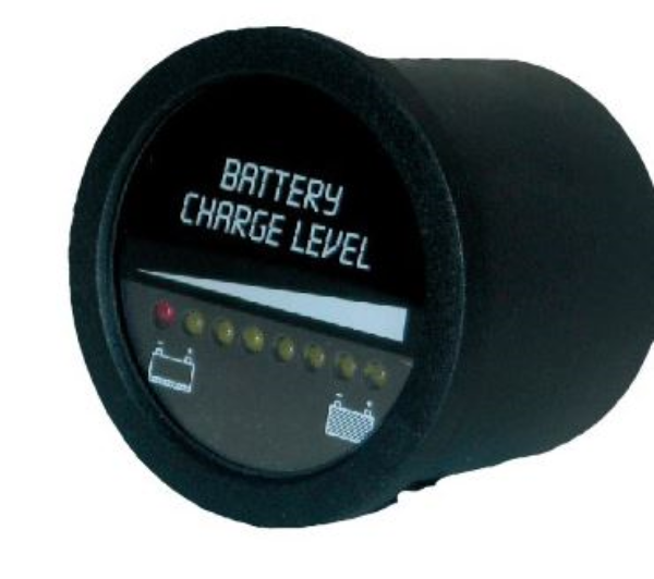 Q-Batteries Ladezustandsanzeige 12V, 24V, 36V, 48V by S.P.E. indicator ULBF52R für Säure Batterie, inkl. Verriegelungsrelais