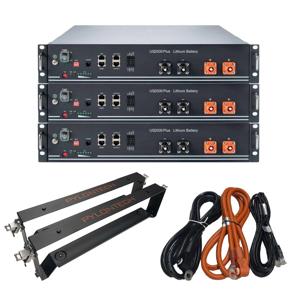 Pylontech 7,2 kWh Solarspeicher Lithium LiFePO4 inkl. Kabel, Halterung und BMS Pylontech 7,2 kWh Solarspeicher Lithium LiFePO4 inkl. Kabel, Halterung und BMS