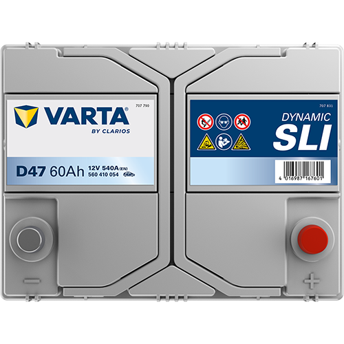 VARTA D47 Blue Dynamic 12V 60Ah 540A Autobatterie 560 410 054