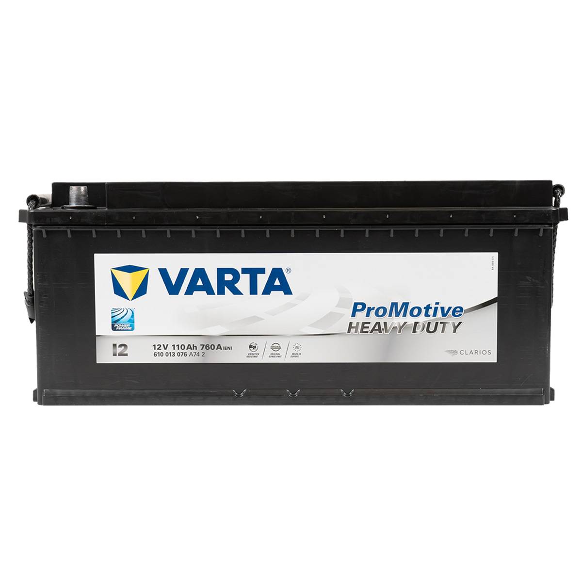 VARTA I2 ProMotive Heavy Duty 12V 110Ah 760A LKW Batterie 610 013 076