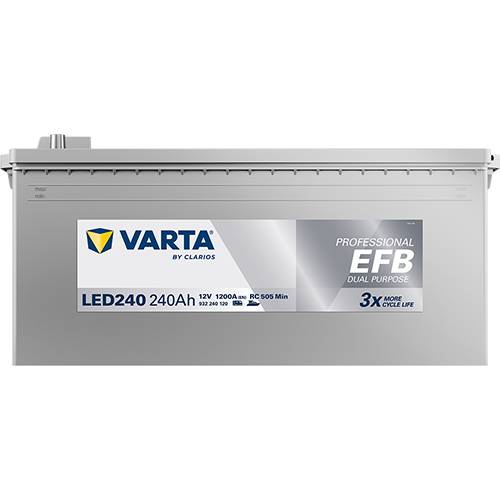 Varta LED240 Professional EFB 12V 240Ah 1200A Wohnmobilbatterie