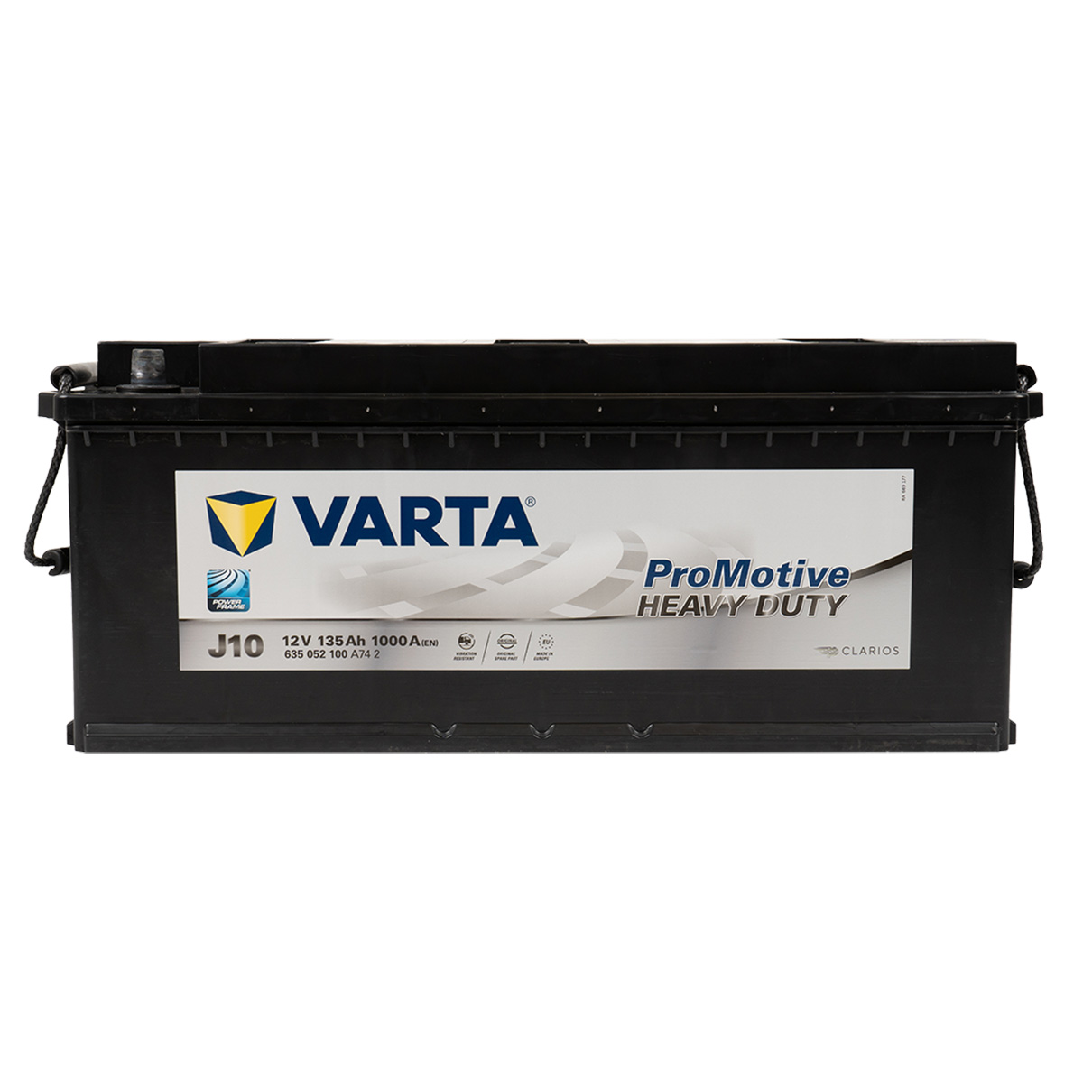 VARTA J10 ProMotive Heavy Duty 12V 135Ah 1000A LKW Batterie 635 052 100