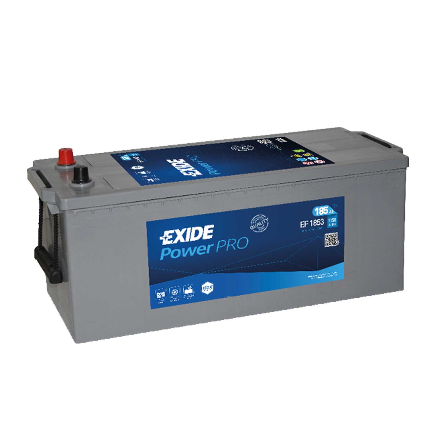 Exide EF1853 Power Pro 12V 185Ah 1150A LKW Batterie