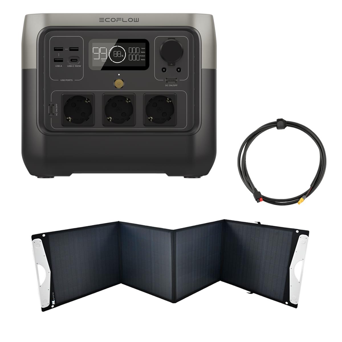 EcoFlow River 2 Pro 768Wh Powerstation mit 200W Solarpanel EcoFlow River 2 Pro 768Wh Powerstation mit 200W Solarpanel