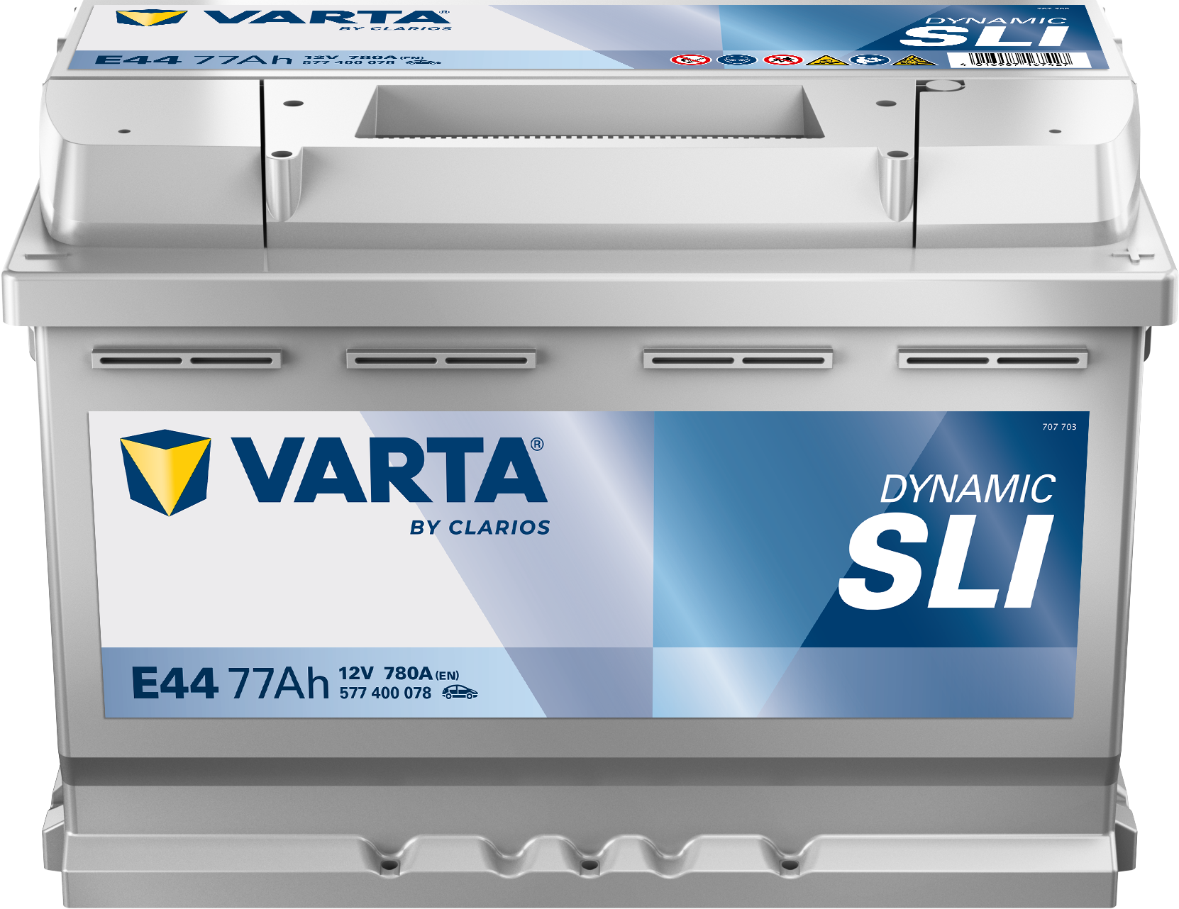 VARTA E44 Silver Dynamic 12V 77Ah 780A Autobatterie 577 400 078