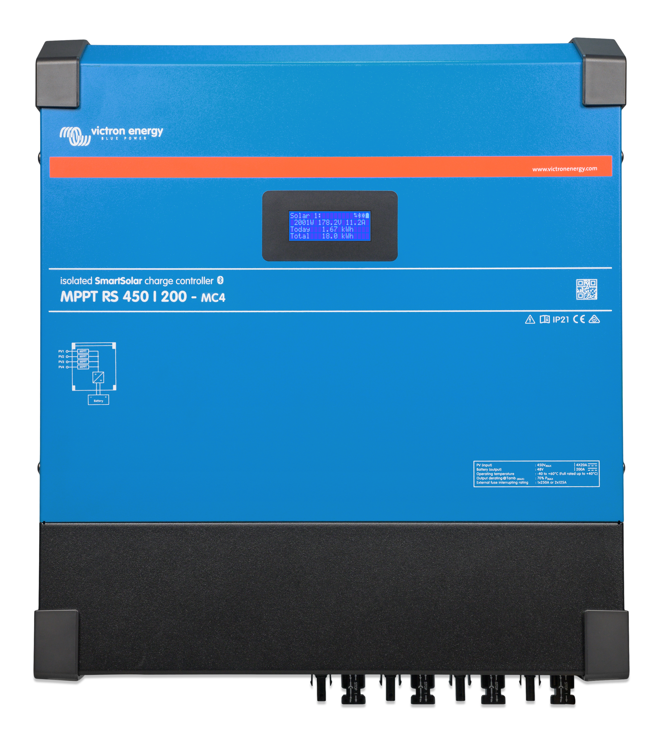 Victron MPPT RS 450/100 SmartSolar Laderegler 48V 100A