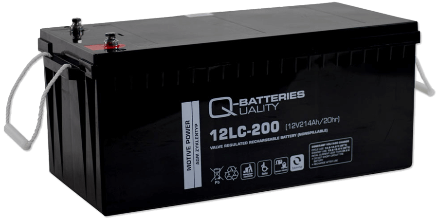 Q-Batteries 12LC-200 AGM Solar und Wohnmobil Batterie 12V 214Ah Q-Batteries 12LC-200 AGM Solar und Wohnmobil Batterie 12V 214Ah