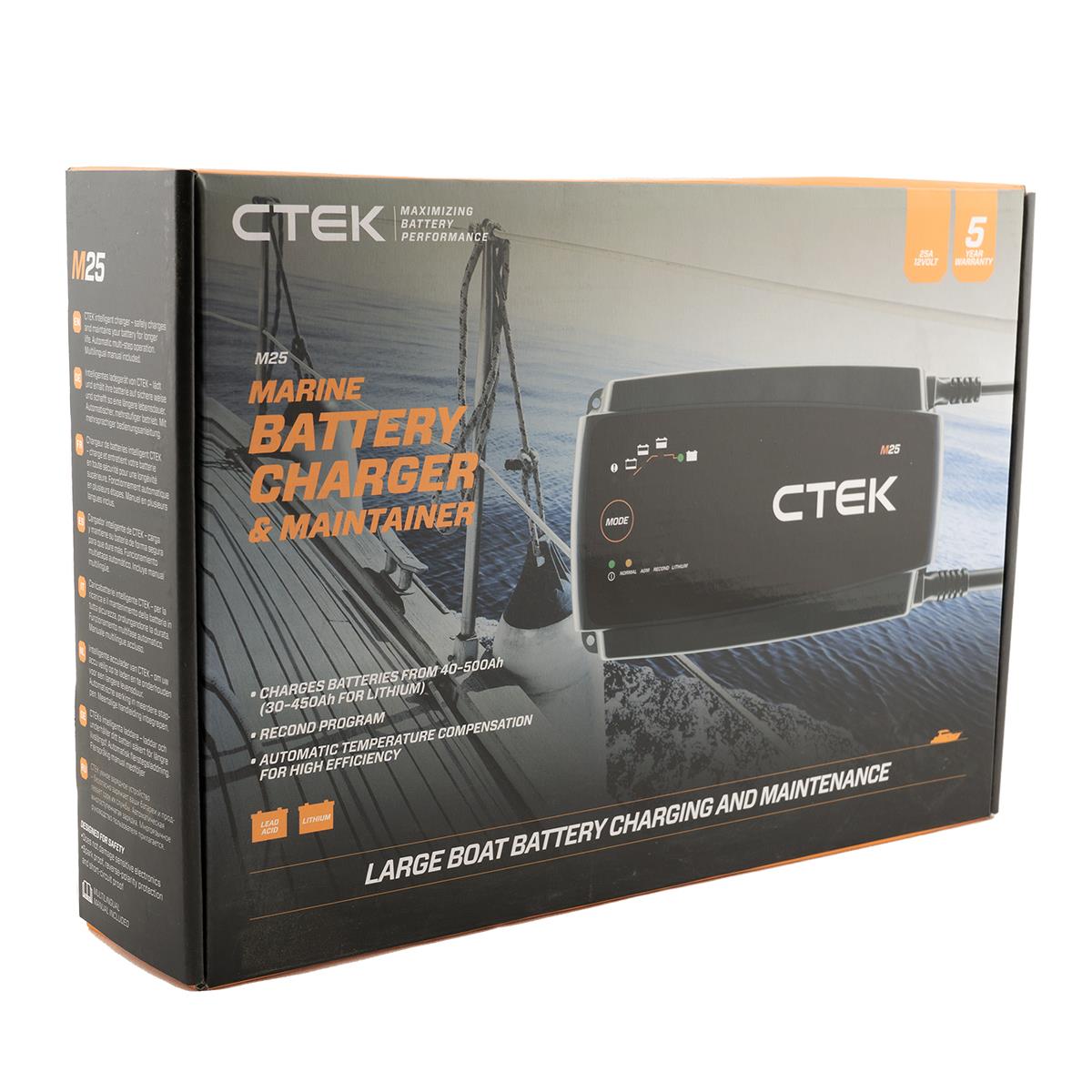 CTEK M25 EU Batterie Ladegerät 12V 25A Blei- und Lithium Batterien