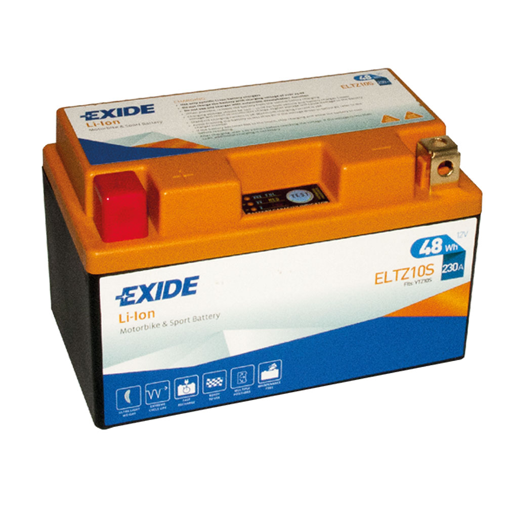 Exide ELTZ10S Li-Ion Lithium Motorradbatterie 12V 4Ah 230A Exide ELTZ10S Li-Ion Lithium Motorradbatterie 12V 4Ah 230A