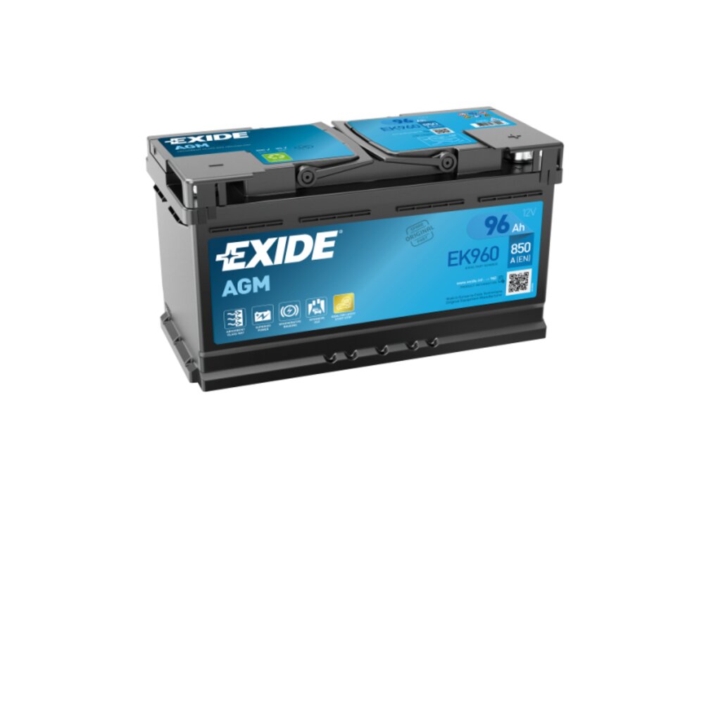 Exide EK960 Start-Stop AGM 12V 96Ah 850A Autobatterie Exide EK960 Start-Stop AGM 12V 96Ah 850A Autobatterie