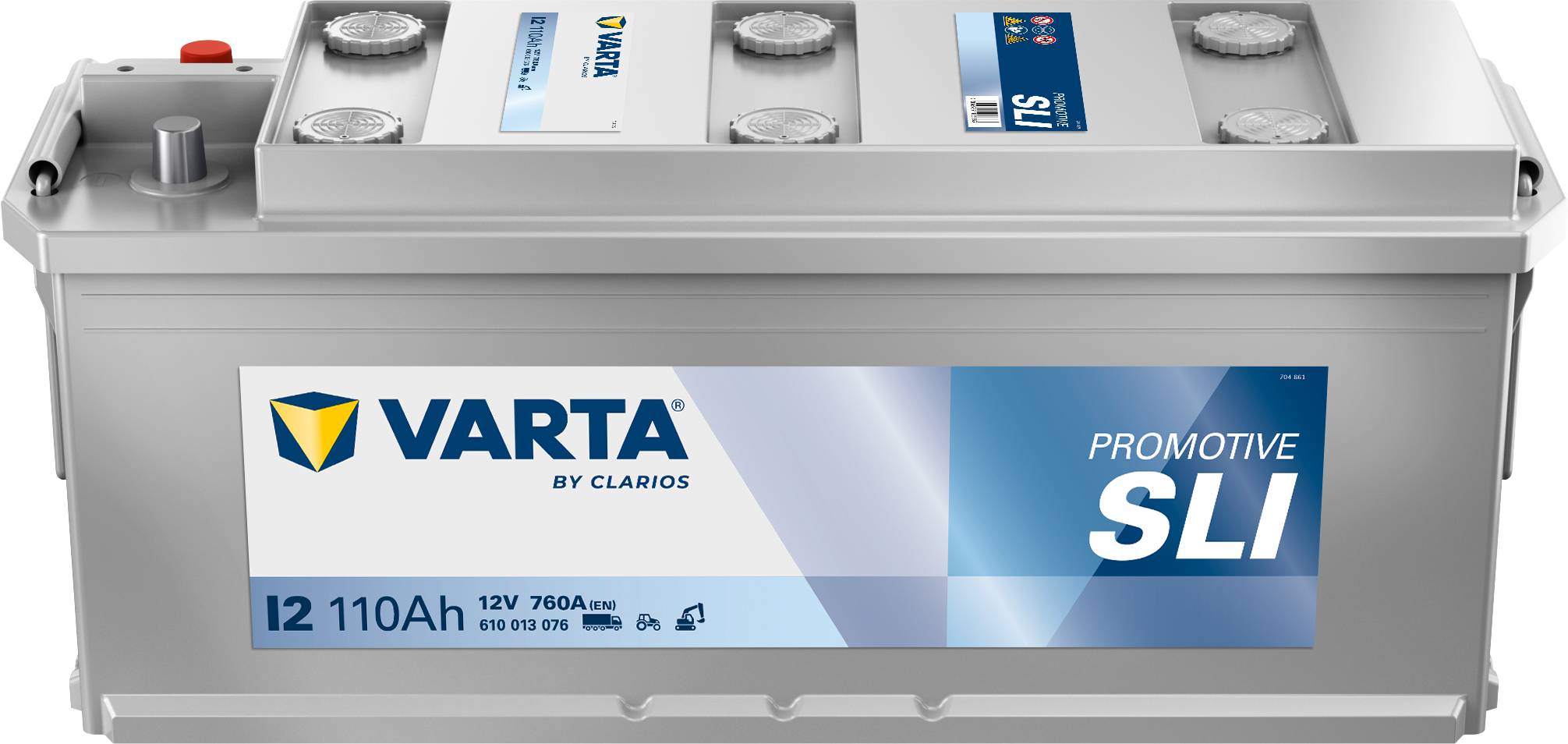 VARTA I2 ProMotive Heavy Duty 12V 110Ah 760A LKW Batterie 610 013 076