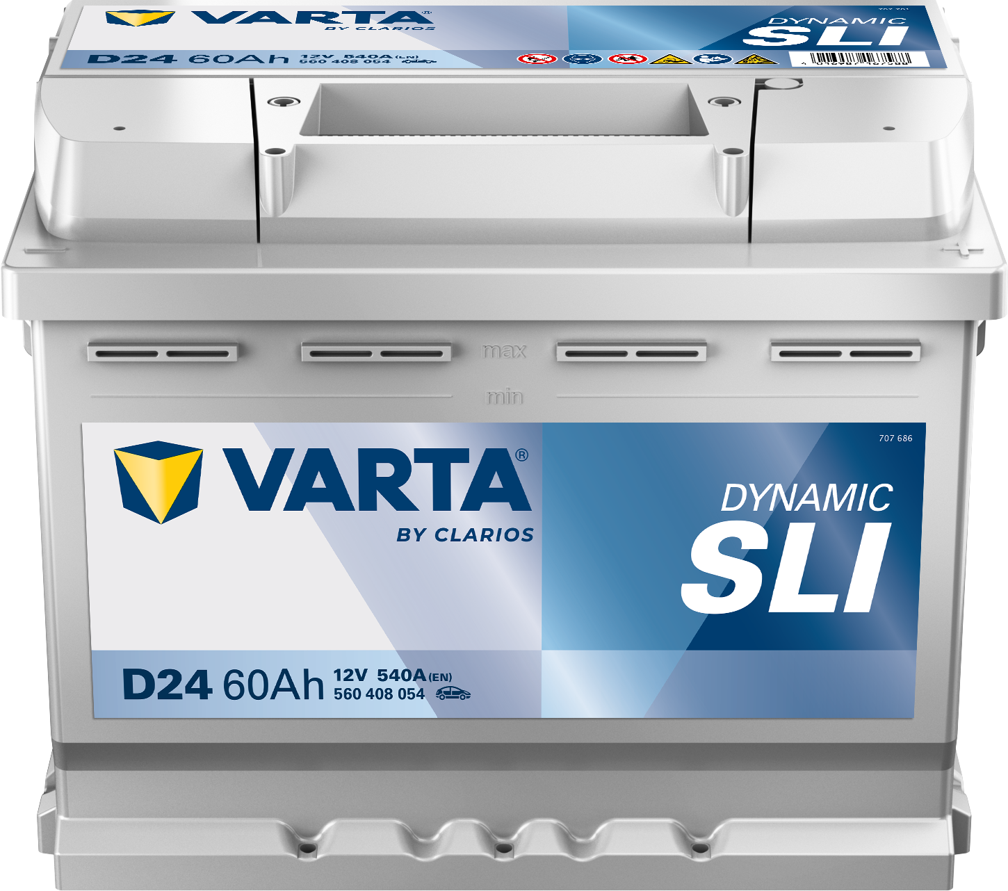 VARTA D24 Blue Dynamic 12V 60Ah 540A Autobatterie 560 408 054
