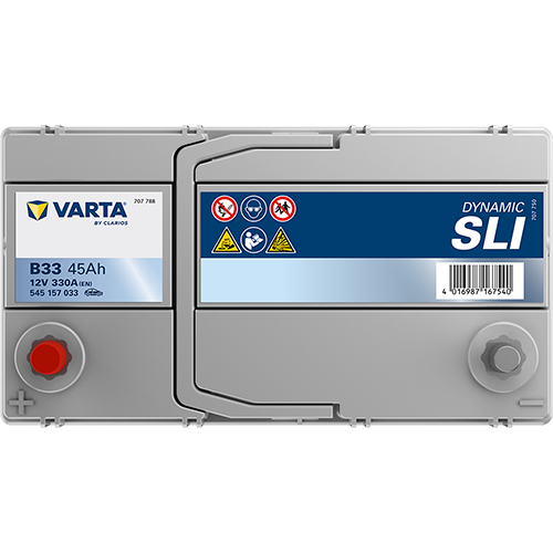 VARTA B33 Blue Dynamic 12V 45Ah 330A Autobatterie 545 157 033