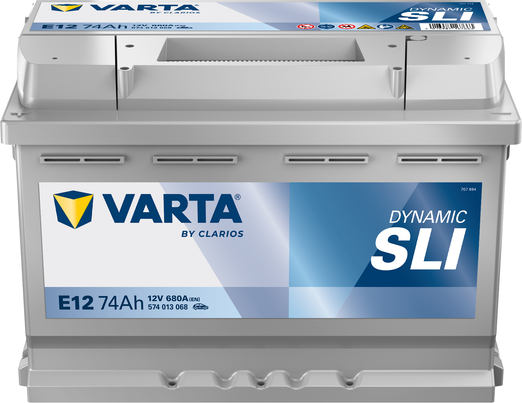 VARTA E12 Blue Dynamic 12V 74Ah 680A Autobatterie 574 013 068