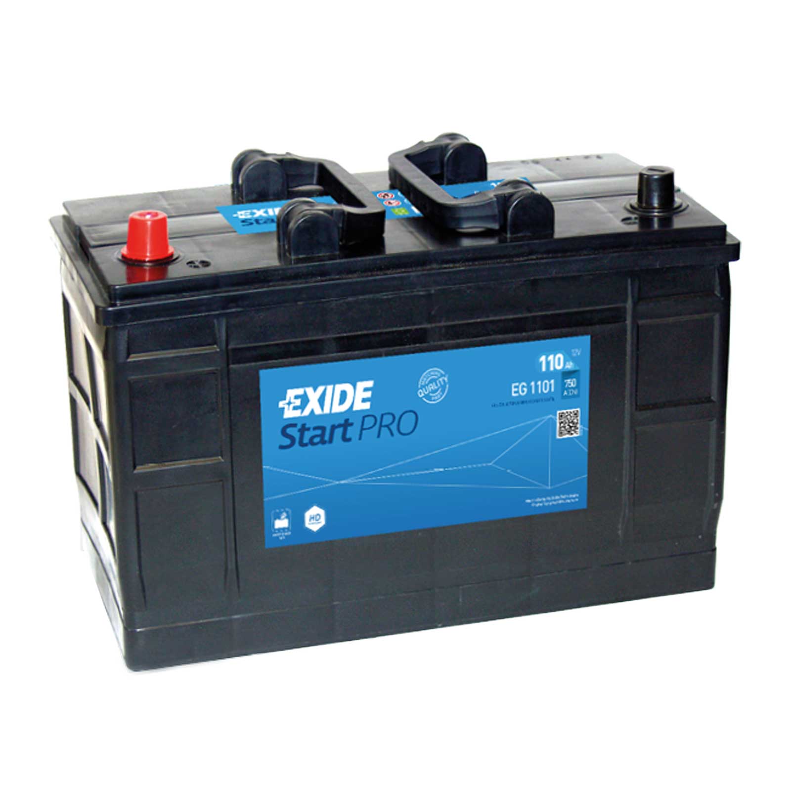 Exide EG1101 Start Pro 12V 110Ah 750A LKW Batterie 