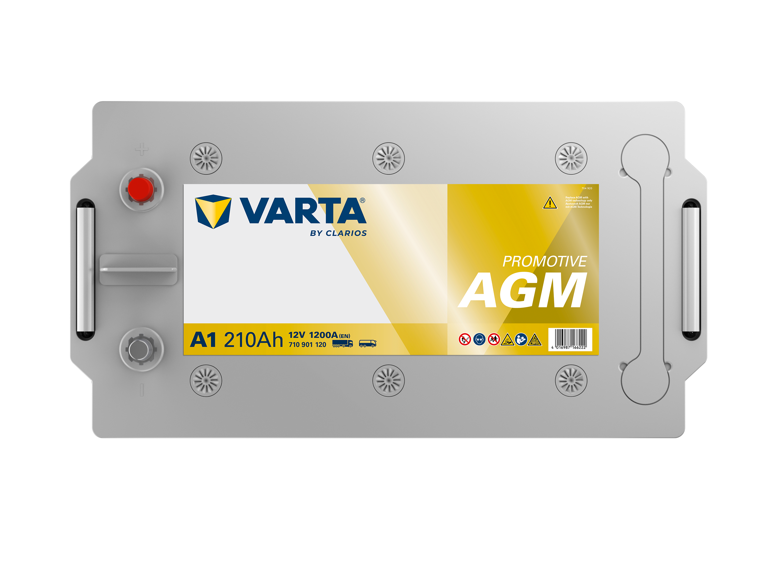 VARTA A1 Promotive AGM 210Ah 1200A LKW Batterie 710 901 120