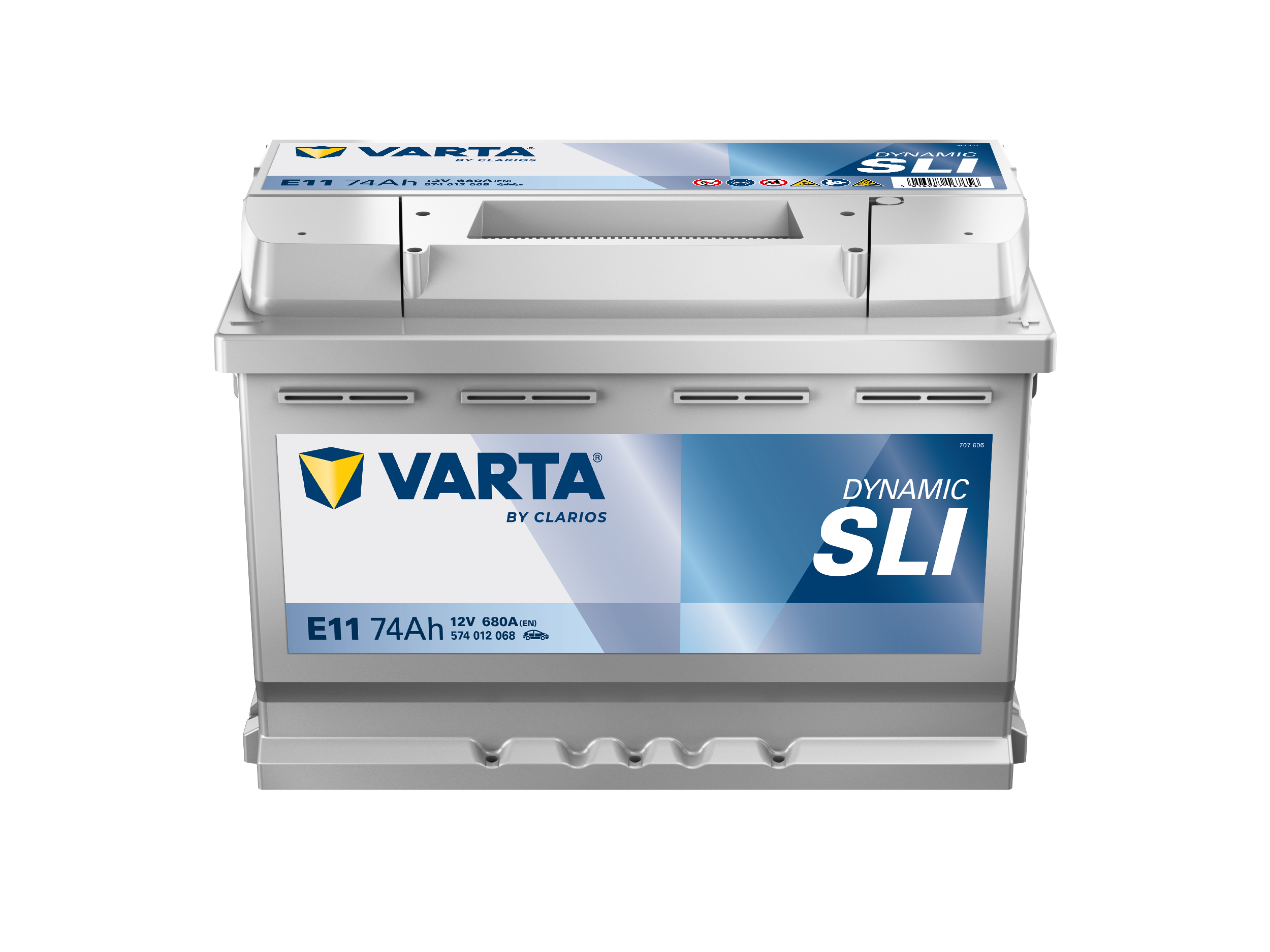 VARTA E11 Blue Dynamic 12V 74Ah 680A Autobatterie 574 012 068