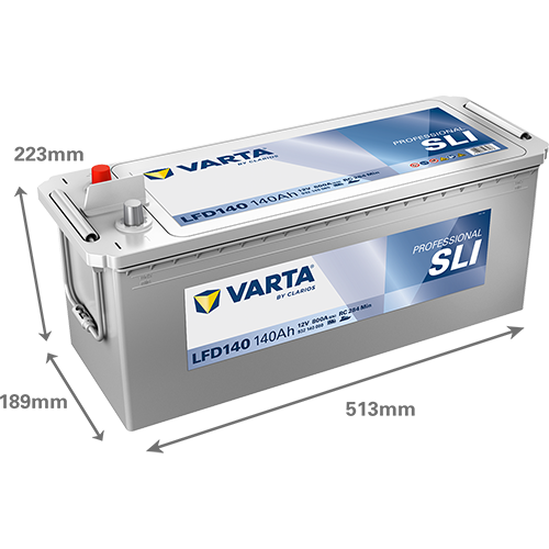 Varta LFD140 Professional Dual Purpose Versorgungsbatterie 12V 140Ah 800A