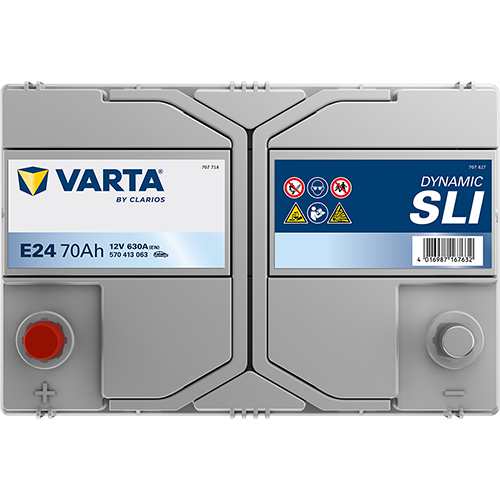 VARTA E24 Blue Dynamic 12V 70Ah 630A Autobatterie 570 413 063