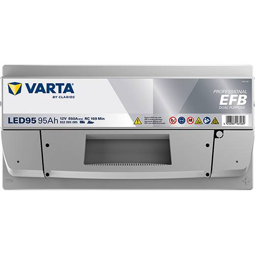 Varta LED95 Professional EFB 12V 95Ah 850A Wohnmobilbatterie