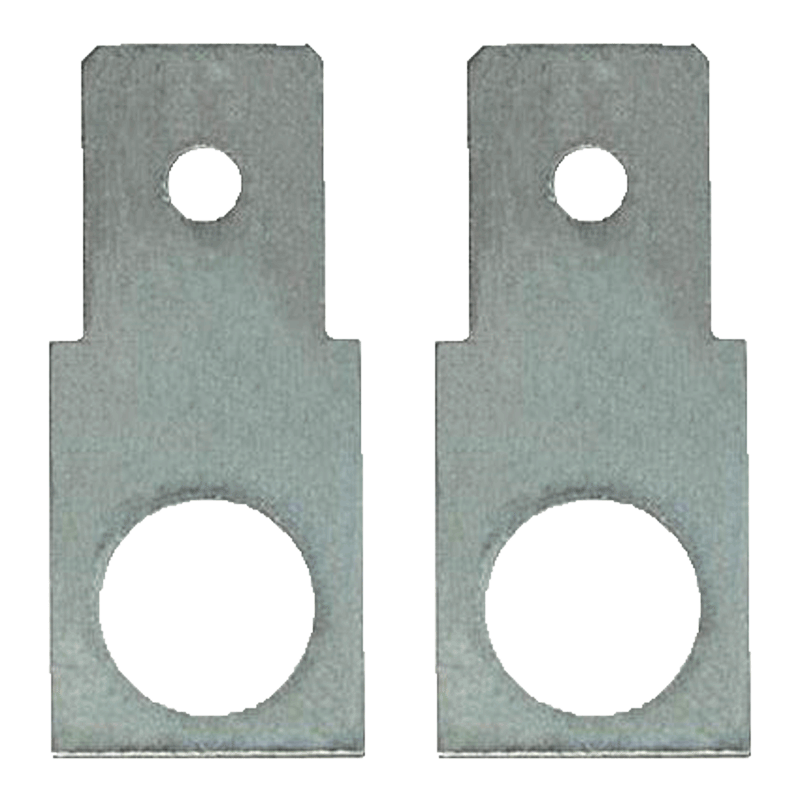 Adapter M5 auf Faston F2 Flachstecker 6,3mm gerade (1 Paar) Adapter M5 auf Faston F2 Flachstecker 6,3mm gerade (1 Paar)