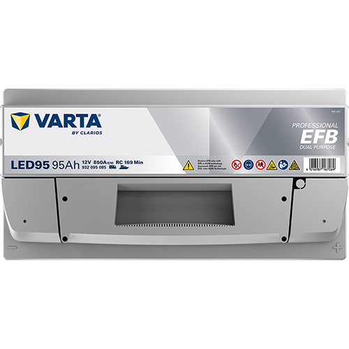 Varta LED95 Professional EFB 12V 95Ah 850A Wohnmobilbatterie