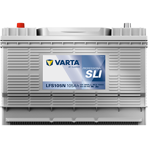 Varta LFS105N Professional Dual Purpose 12V 105Ah 800A 820 054 080 B91 2