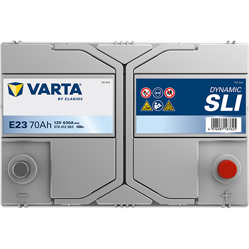 VARTA E23 Blue Dynamic 12V 70Ah 630A Autobatterie 570 412 063
