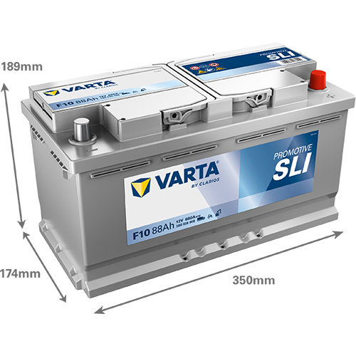 VARTA F10 ProMotive Heavy Duty 12V V 88Ah 680A LKW Batterie 588 038 068