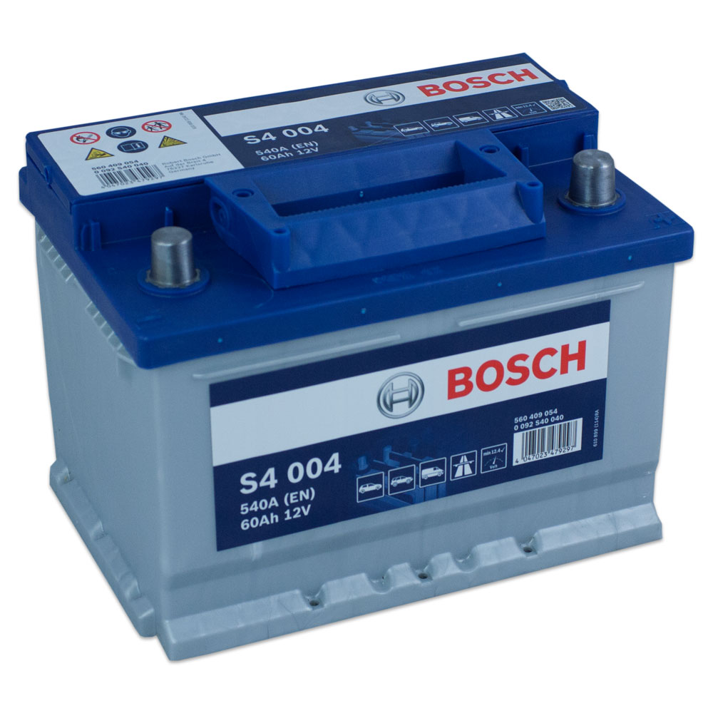 Bosch S4 004 Autobatterie 12V 60Ah 540A Bosch S4 004 Autobatterie 12V 60Ah 540A