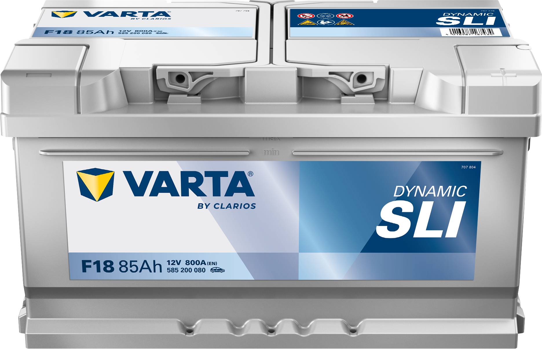 VARTA F18 Silver Dynamic 12V 85Ah 800A Autobatterie 585 200 080