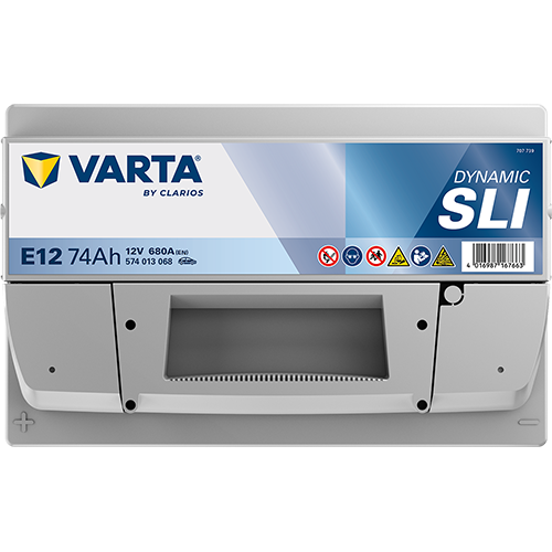 VARTA E12 Blue Dynamic 12V 74Ah 680A Autobatterie 574 013 068