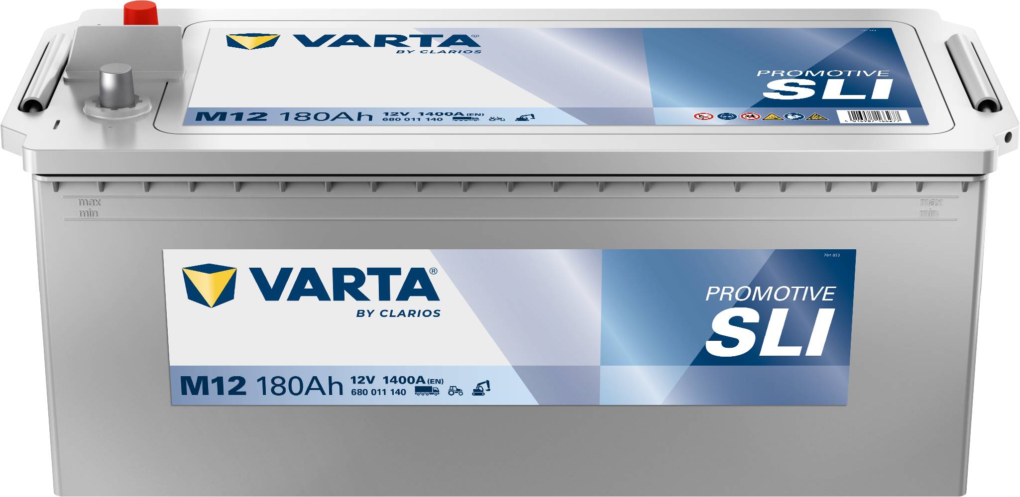 VARTA M12 ProMotive Heavy Duty 12V 180Ah 1400A LKW Batterie 680 011 140