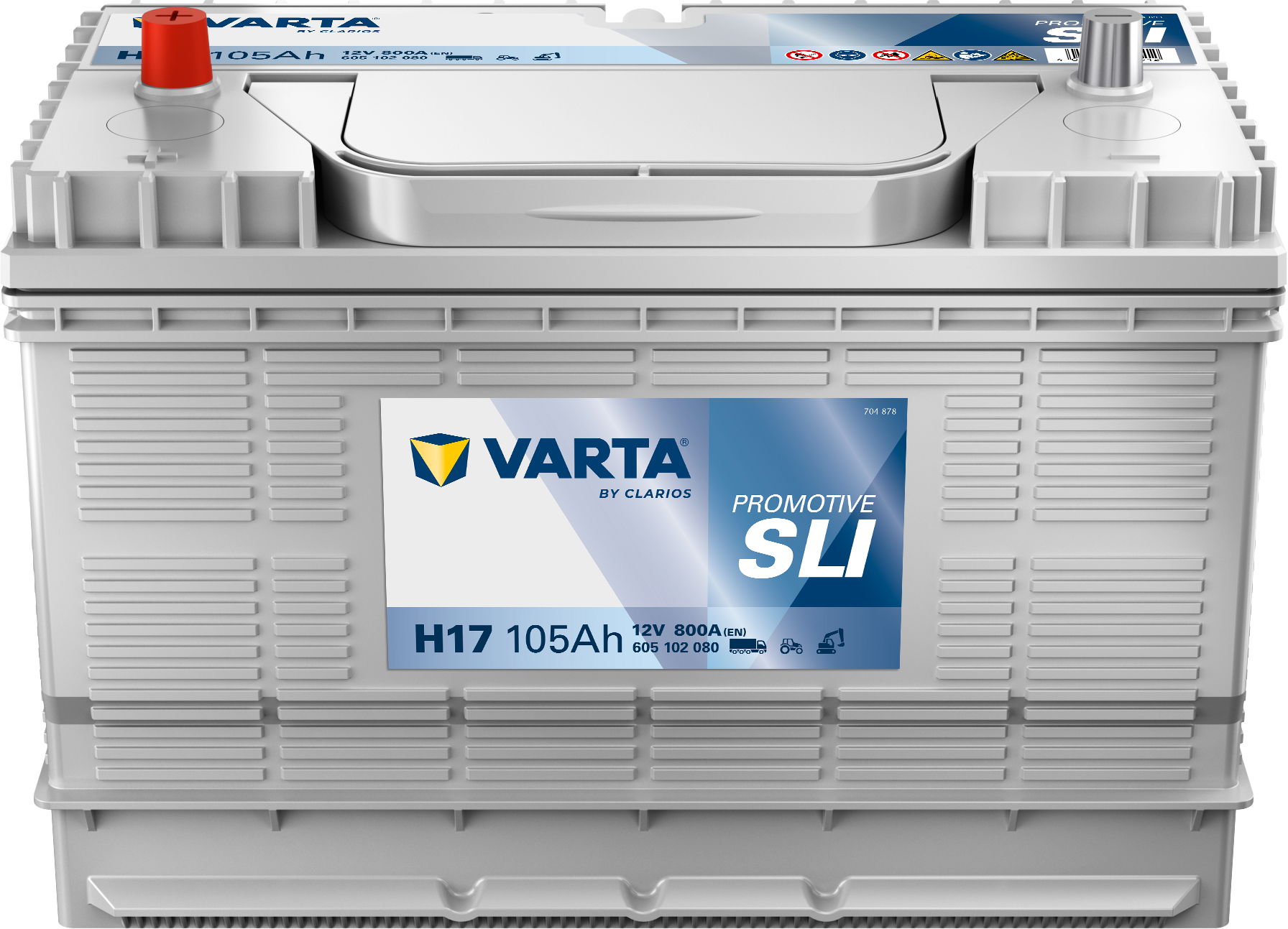 VARTA H17 ProMotive Heavy Duty 12V 105Ah 800A LKW-Batterie 605 102 080