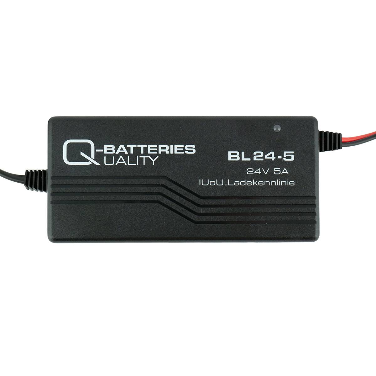 Quality Batteries Q-Batteries Bl 24-5 Ladegerät Xlr-Stecker Für Bleiakkus 24V - 5A Ladestrom IU0U Ladekennlinie