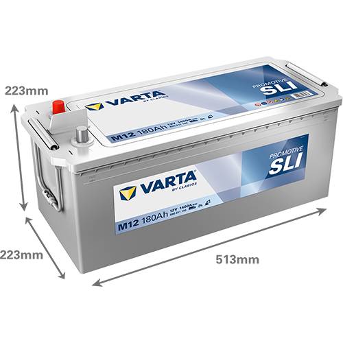 VARTA M12 ProMotive Heavy Duty 12V 180Ah 1400A LKW Batterie 680 011 140