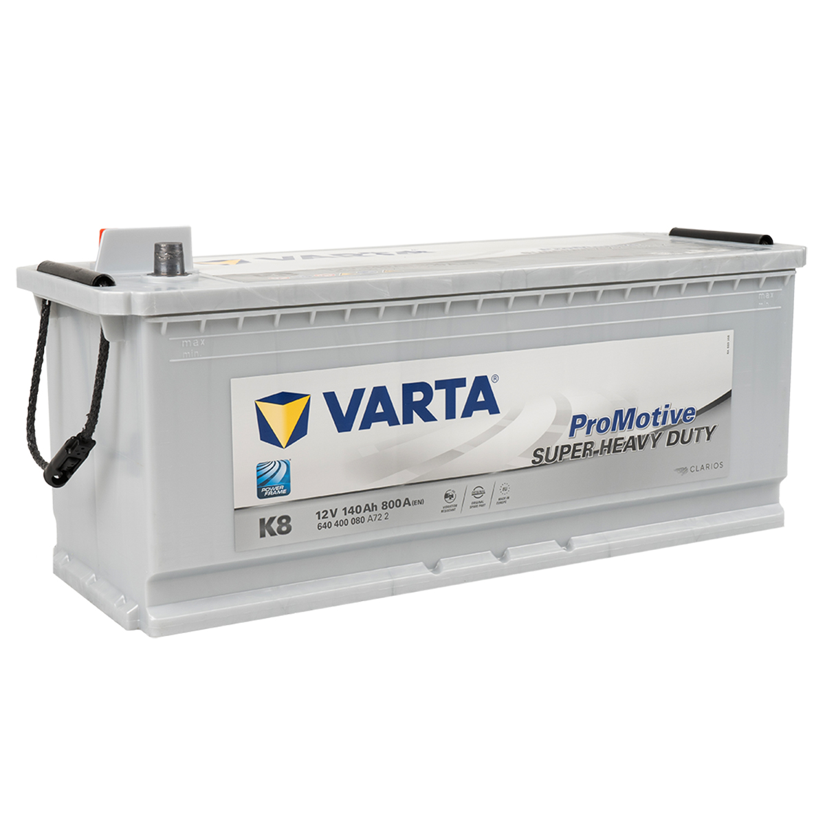 VARTA K8 ProMotive Super Heavy Duty 12V 140Ah 800A LKW Batterie 640 400 080
