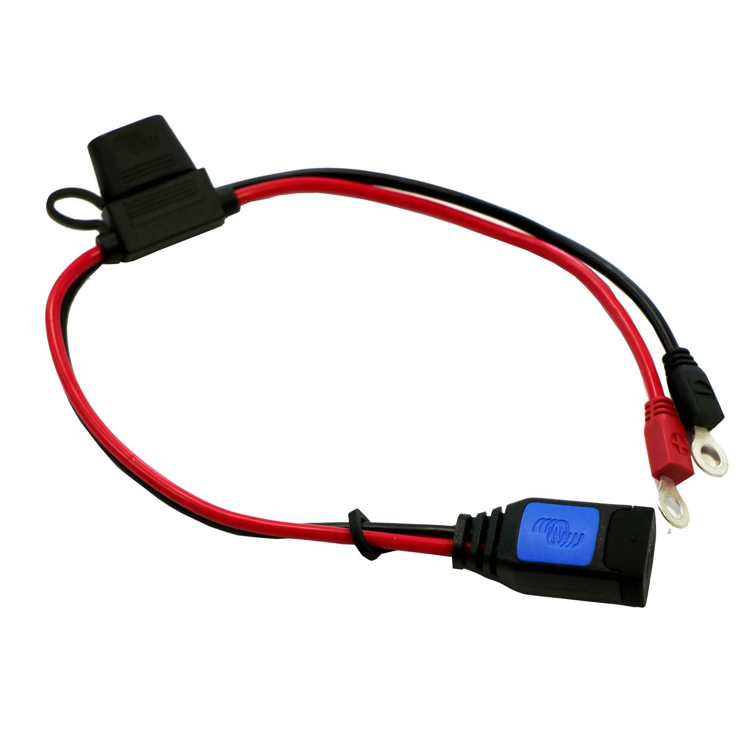 Victron Anschlusskabel mit M8 Ösenanschluss + 30A Sicherung für Blue Smart IP65