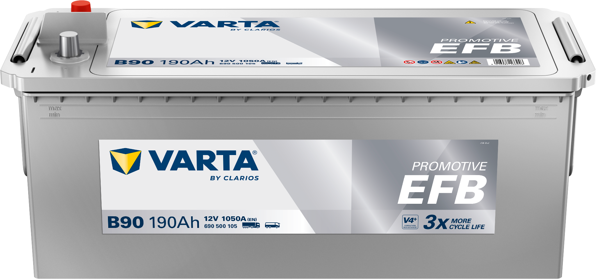VARTA B90 ProMotive EFB 12V 190Ah 1050A LKW-Batterie 690 500 105