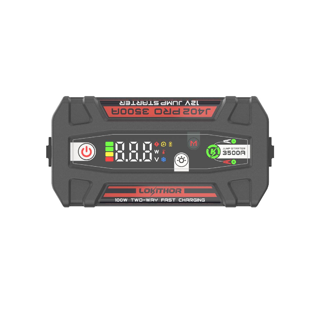 Lokithor J402 Pro Starthilfegerät 12V 3500A Lokithor J402 Pro Starthilfegerät 12V 3500A