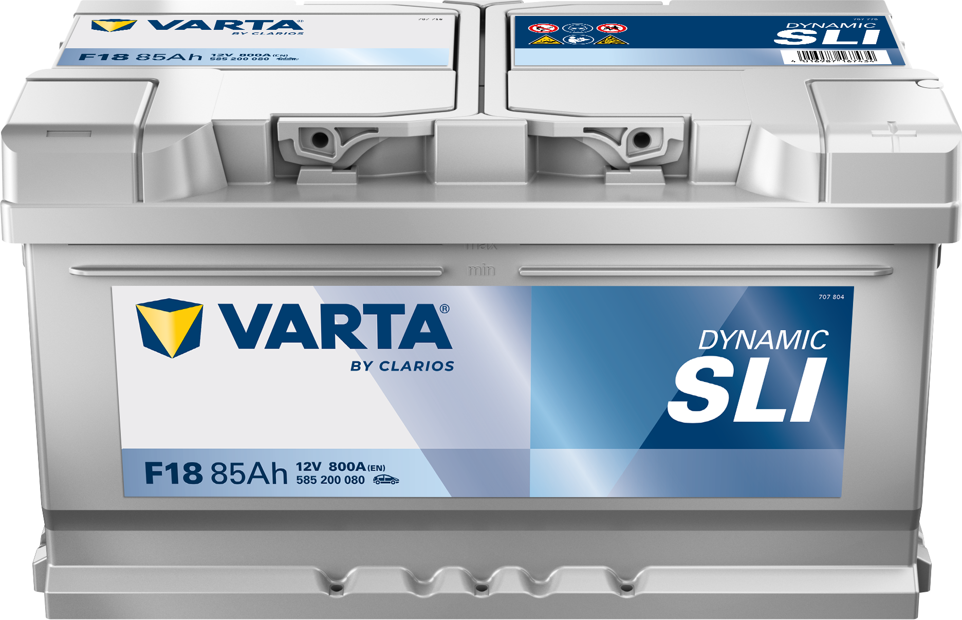 VARTA F18 Silver Dynamic 12V 85Ah 800A Autobatterie 585 200 080