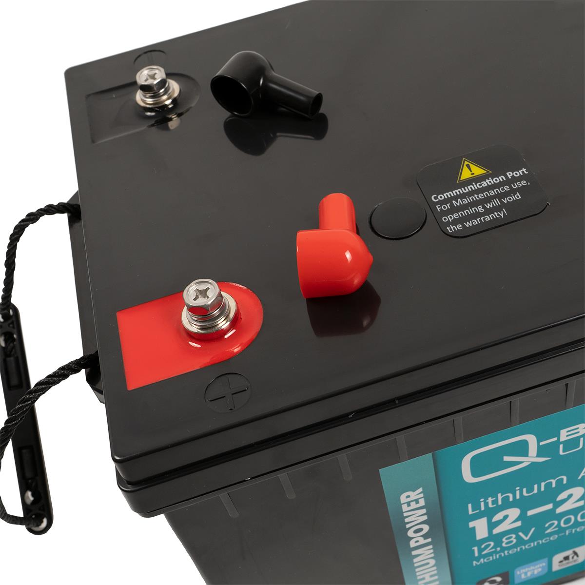 Q-Batteries Lithium Akku 12-200 12,8V 200Ah 2560Wh LiFePO4 Batterie mit Bluetooth