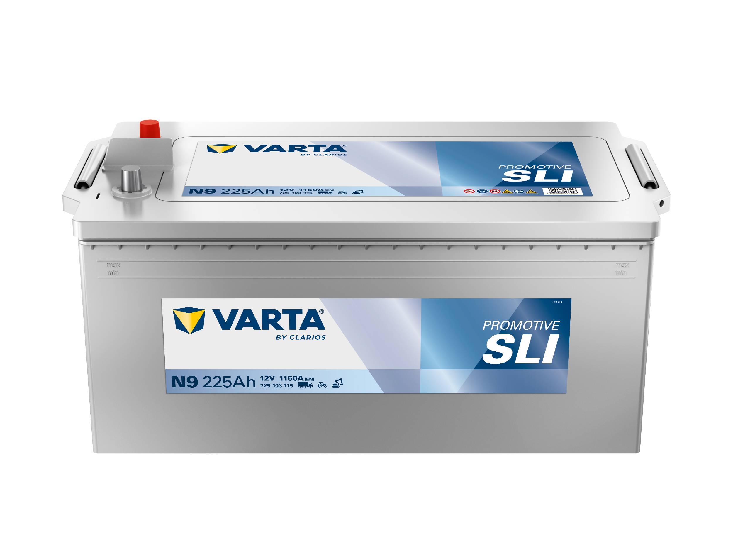 VARTA N9 ProMotive Super Heavy Duty 12V 225Ah 1150A LKW Batterie 725 103 115