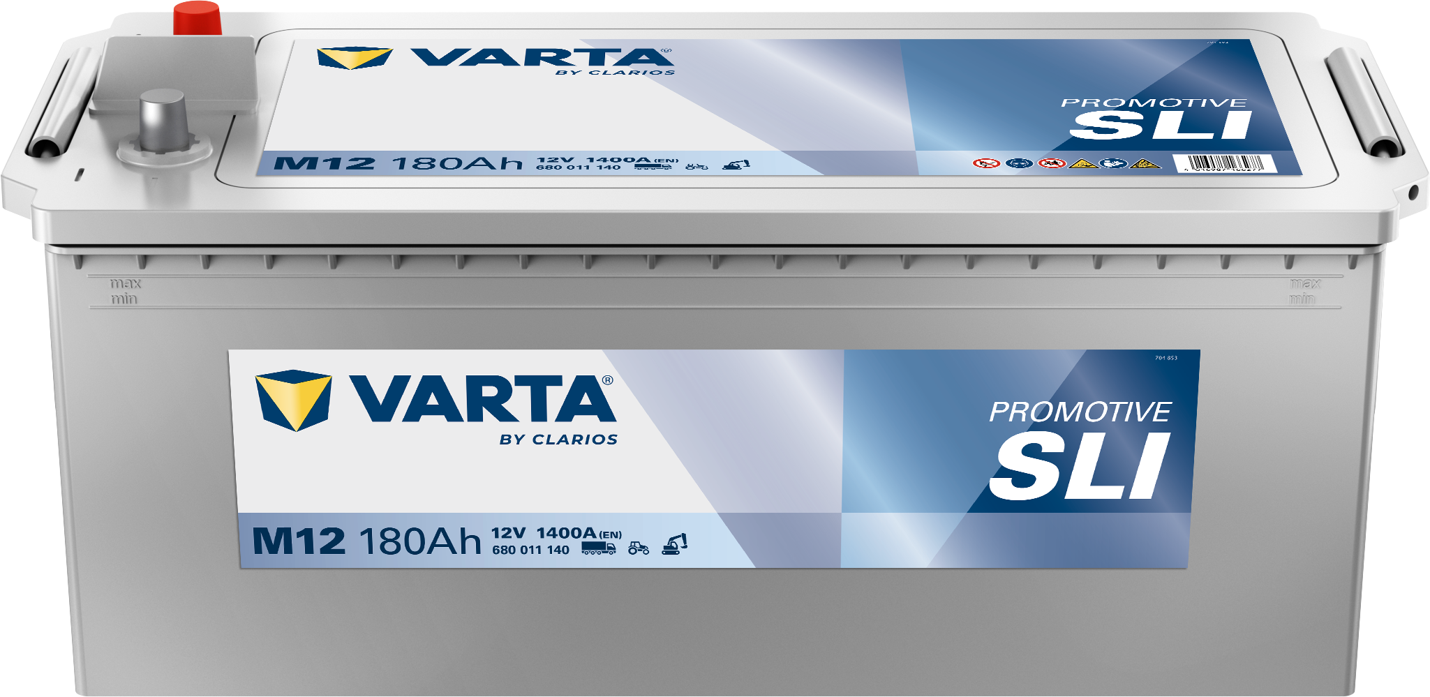 VARTA M12 ProMotive Heavy Duty 12V 180Ah 1400A LKW Batterie 680 011 140