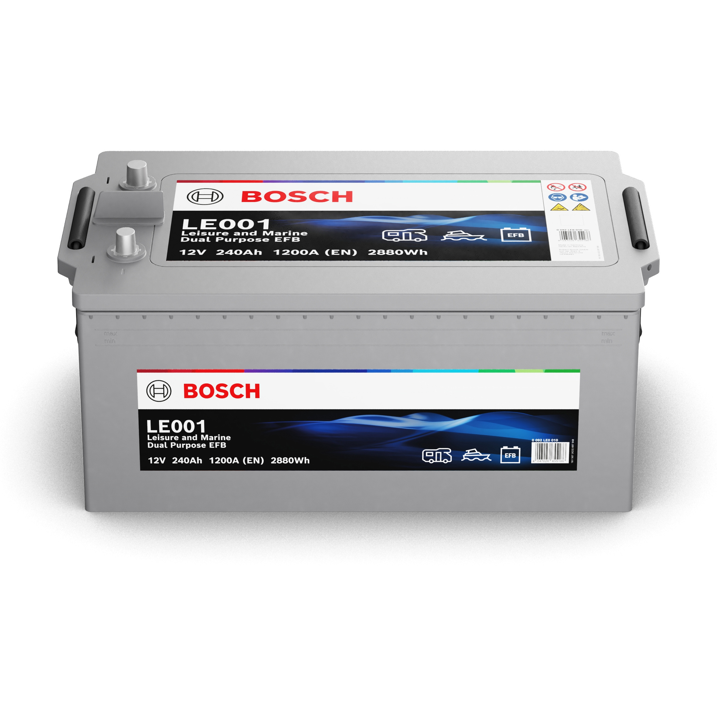 Bosch LE001 Dual EFB Starter-, Versorgungsbatterie 12V 240Ah 1200A