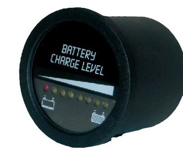 Q-Batteries Ladezustandsanzeige 12V, 24V, 36V, 48V by S.P.E. indicator ULBF52R für Säure Batterie, inkl. Verriegelungsrelais