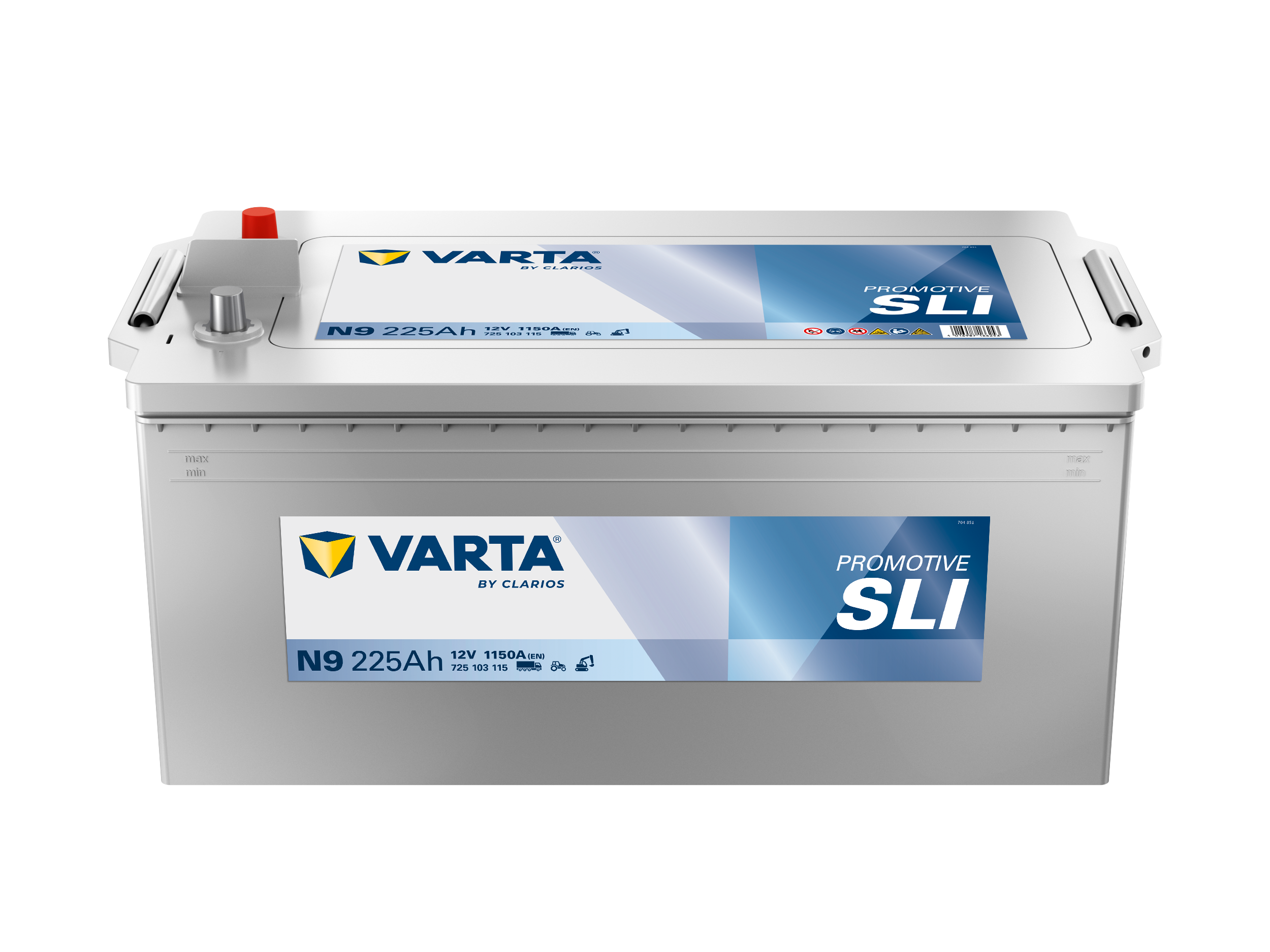 VARTA N9 ProMotive Super Heavy Duty 12V 225Ah 1150A LKW Batterie 725 103 115